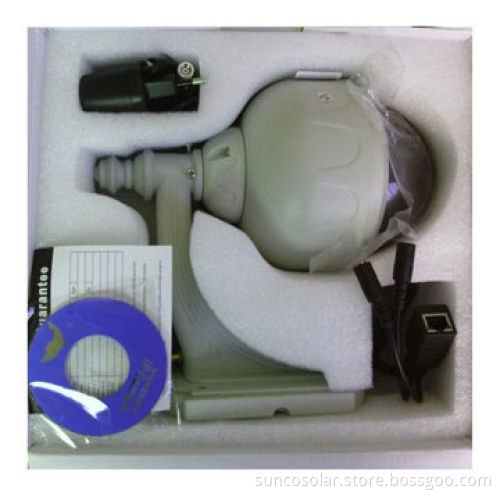 Water-resistant outdoor PTZ camera, 3X optical zoom, 720P, smartphone supported